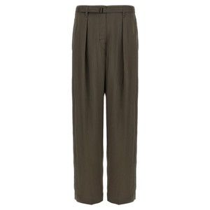 Lemaire Belted Viscose Trousers With Adjustable Waistband - NWT